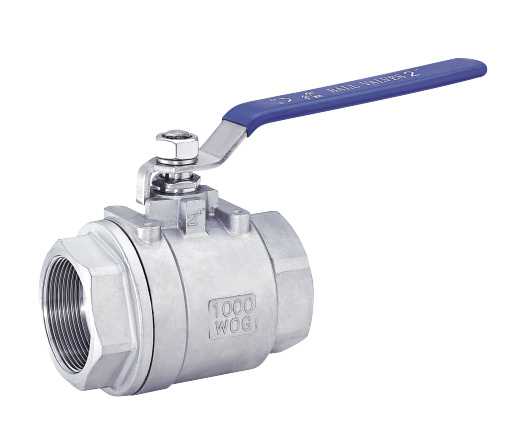 2PC不锈钢内螺纹球阀