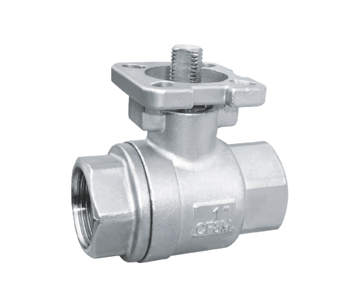 2PC不锈钢高平台球阀