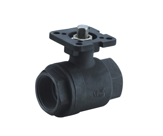 2PC碳钢高平台球阀