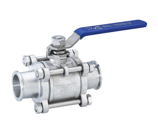 3PC不锈钢快装球阀